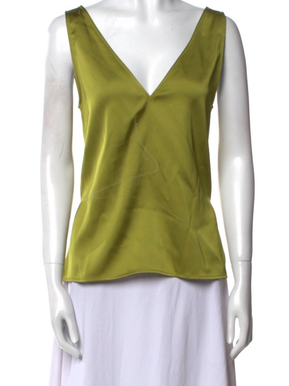 STINE GOYA Olive Green V-Neck Sleeveless Camisole